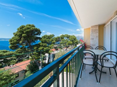 Apartment Two bedroom apartment with balcony and sea view Brela, Makarska A-2717-a - Outdoor photo 21