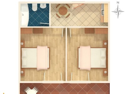 Apartment Two bedroom apartment with balcony and sea view Brela, Makarska A-2717-a - Outdoor photo 27