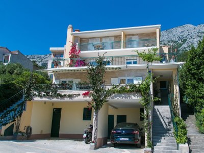 Holiday room with balcony and sea view Brela, Makarska S-2717-a in Brela - Holiday room