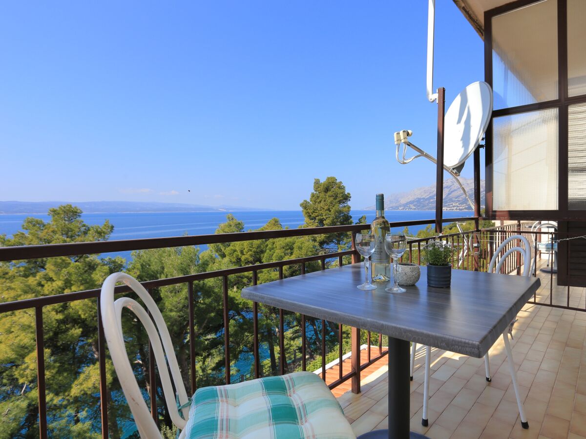 Apartment Studio flat with balcony and sea view Brela, Makarska AS-2718-a