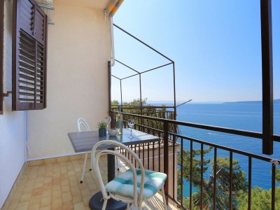 Apartment Studio flat with balcony and sea view Brela, Makarska AS-2718-a - Outdoor photo 18