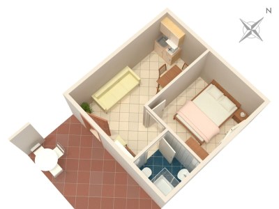 Apartment One bedroom apartment with terrace Vis A-2470-b - Outdoor photo 25