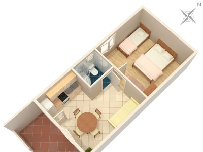 Apartment One bedroom apartment near beach Pisak, Omiš A-2750-b - Outdoor photo 29