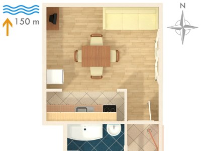 Apartment One bedroom apartment with terrace Mali Lošinj, Lošinj A-2486-a - Outdoor photo 27