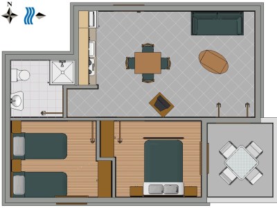 Apartment Two bedroom apartment with terrace and sea view Mali Lošinj, Lošinj A-2505-c - Outdoor photo 39