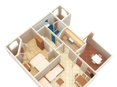 Apartment One bedroom apartment with terrace and sea view Nerezine, Lošinj A-2516-a - Outdoor photo 28