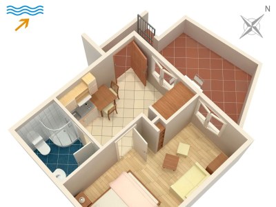 Apartment One bedroom apartment with terrace and sea view Postira, Brač A-2913-b - Outdoor photo 29