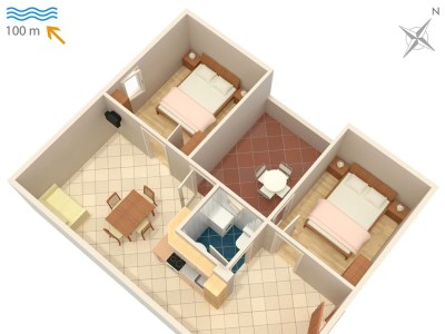 Apartment Two bedroom apartment with terrace and sea view Karigador, Novigrad A-2534-b - Outdoor photo 28