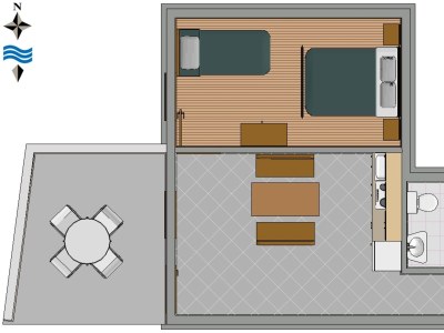 Apartment One bedroom apartment near beach Mimice, Omiš A-2774-d - Outdoor photo 22