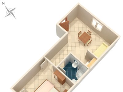 Apartment One bedroom apartment near beach Zaostrog, Makarska A-2816-a - Outdoor photo 21