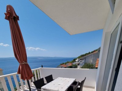 Apartment One bedroom apartment with terrace and sea view Pisak, Omiš A-2827-a - Outdoor photo 16