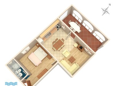 Apartment One bedroom apartment near beach Sutivan, Brač A-2943-a - Outdoor photo 17