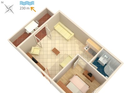 Apartment One bedroom apartment with terrace and sea view Postira, Brač A-2948-a - Outdoor photo 16