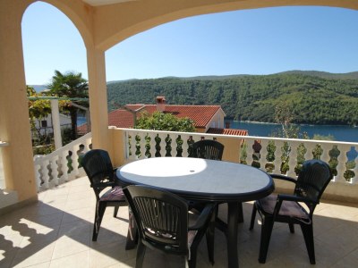Apartment One bedroom apartment with terrace and sea view Duga Luka (Prtlog), Labin A-3025-b - Outdoor photo 22