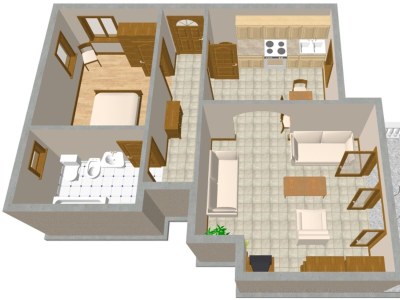 Apartment One bedroom apartment with terrace and sea view Duga Luka (Prtlog), Labin A-3025-b - Outdoor photo 27