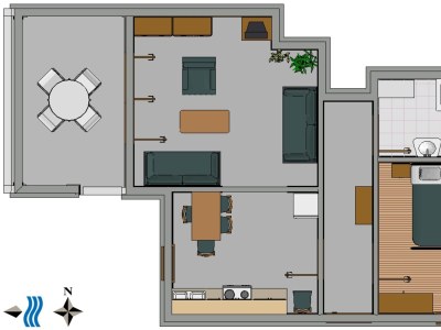 Apartment One bedroom apartment with terrace and sea view Duga Luka (Prtlog), Labin A-3025-b - Outdoor photo 28