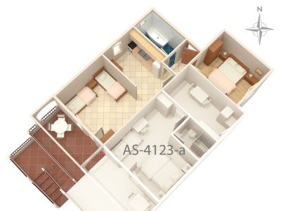 Apartment One bedroom apartment near beach Mandre, Pag A-4123-a - Outdoor photo 16