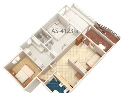 Apartment One bedroom apartment near beach Mandre, Pag A-4123-a - Outdoor photo 17