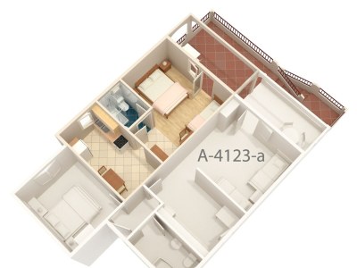 Apartment Studio flat near beach Mandre, Pag AS-4123-a - Outdoor photo 18