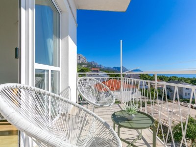 Apartment Two bedroom apartment with balcony and sea view Živogošće - Blato, Makarska A-22253-d - Outdoor photo 31