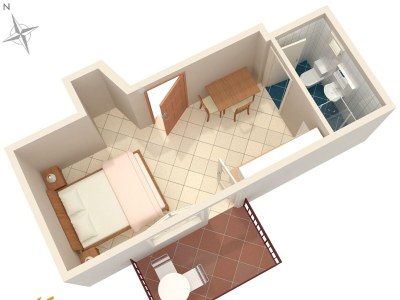 Apartment Studio flat with balcony and sea view Okrug Gornji, Čiovo AS-1069-a - Outdoor photo 21