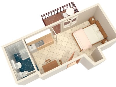 Apartment Studio flat with balcony and sea view Okrug Gornji, Čiovo AS-1069-a - Outdoor photo 22