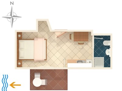 Apartment Studio flat with balcony and sea view Okrug Gornji, Čiovo AS-1069-a - Outdoor photo 23