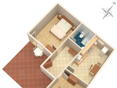 Apartment Two bedroom apartment near beach Brodarica, Šibenik A-4833-b - Outdoor photo 41