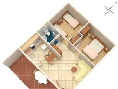 Apartment Family friendly seaside apartments Brodarica, Šibenik - 4833 - Outdoor photo 38