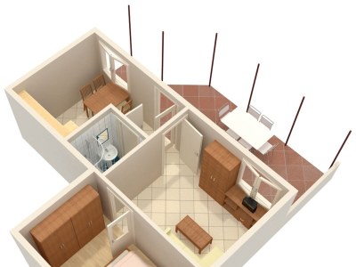 Apartment One bedroom apartment with terrace and sea view Rastići, Čiovo A-2080-c - Outdoor photo 22