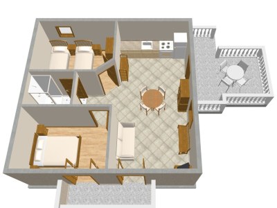 Apartment Two bedroom apartment with terrace and sea view Novi Vinodolski A-2347-b - Outdoor photo 13