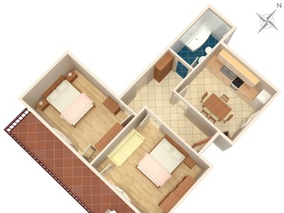 Apartment Two bedroom apartment with balcony Jezera, Murter A-5093-a - Outdoor photo 25