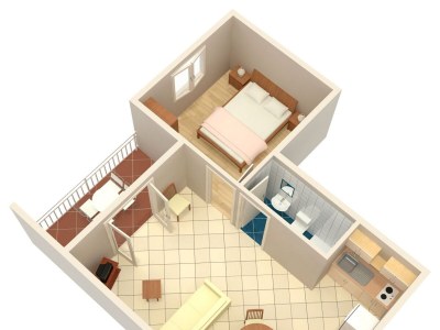 Apartment One bedroom apartment near beach Drvenik Donja vala, Makarska A-6658-b - Outdoor photo 22