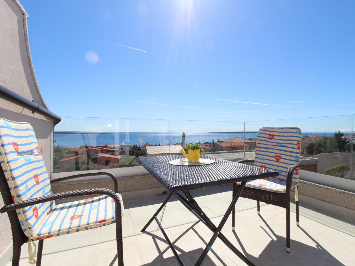 Apartment Studio flat with terrace and sea view Mandre, Pag AS-6309-a