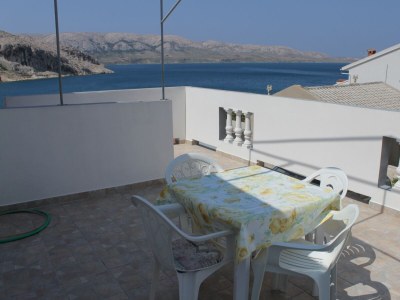 Apartment One bedroom apartment with terrace and sea view Metajna, Pag A-6336-d in Zubovići - Apartment