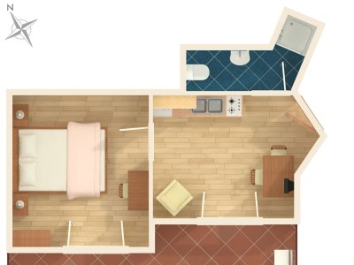 Apartment One bedroom apartment with terrace and sea view Vodice A-7604-b - Outdoor photo 27