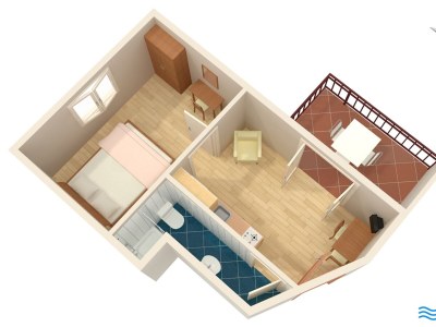 Apartment One bedroom apartment with terrace Vodice A-7604-c - Outdoor photo 26