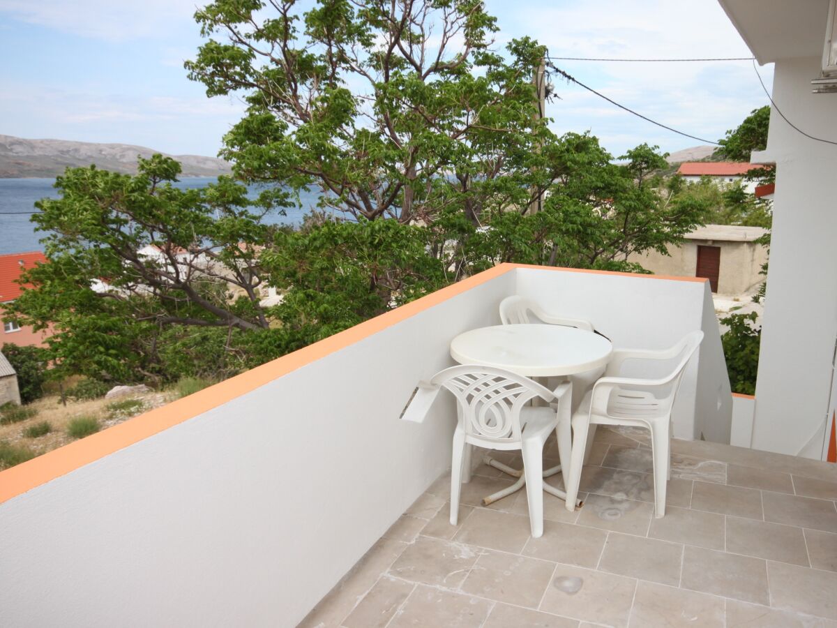 Apartment One bedroom apartment with terrace and sea view Metajna, Pag A-6421-a