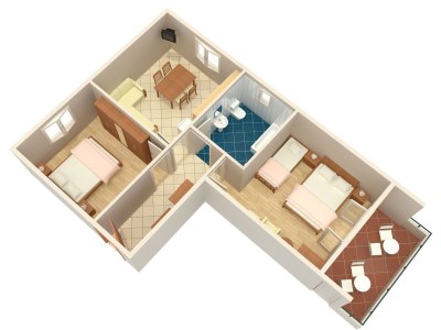 Apartment Two bedroom apartment with terrace and sea view Turanj, Biograd A-6445-b - Outdoor photo 16