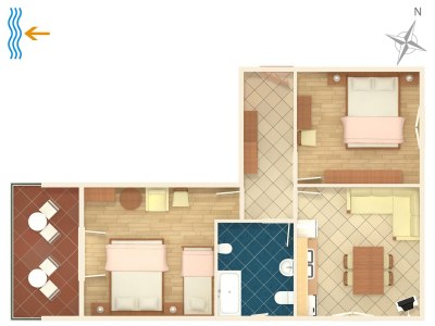 Apartment Two bedroom apartment with terrace and sea view Turanj, Biograd A-6445-b - Outdoor photo 17