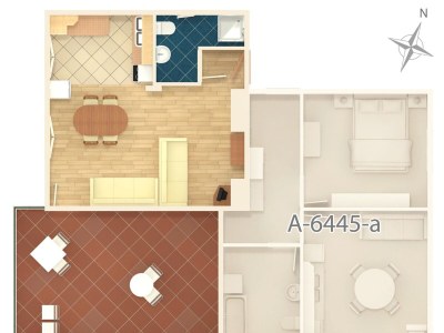 Apartment Studio flat with air-conditioning Turanj, Biograd AS-6445-a - Outdoor photo 12