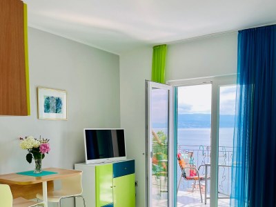 Apartment One bedroom apartment with terrace and sea view Medveja, Opatija A-7720-a - Outdoor photo 23