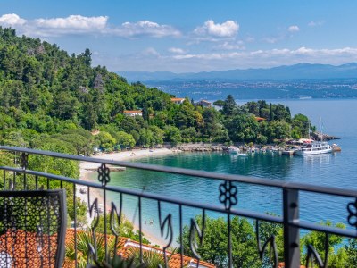 Apartment One bedroom apartment with terrace and sea view Medveja, Opatija A-7720-a - Outdoor photo 40