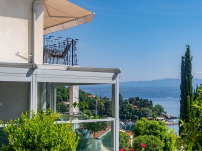 Apartment Two bedroom apartment with terrace and sea view Medveja, Opatija A-7720-b - Outdoor photo 8