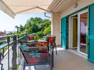 Apartment Two bedroom apartment with terrace and sea view Medveja, Opatija A-7720-b - Outdoor photo 39