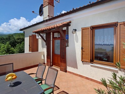 Apartment One bedroom apartment with terrace and sea view Opatija - Pobri, Opatija A-7813-a - Outdoor photo 24