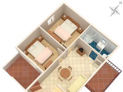 Apartment Two bedroom apartment with balcony and sea view Kaštel Kambelovac, Kaštela A-8679-a - Outdoor photo 24