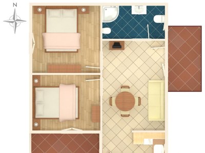 Apartment Two bedroom apartment with balcony and sea view Kaštel Kambelovac, Kaštela A-8679-a - Outdoor photo 26