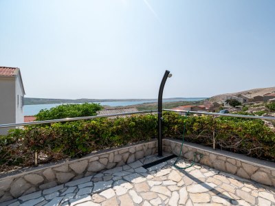 Apartment Two bedroom apartment with terrace and sea view Zubovići, Pag A-9365-a - Outdoor photo 12