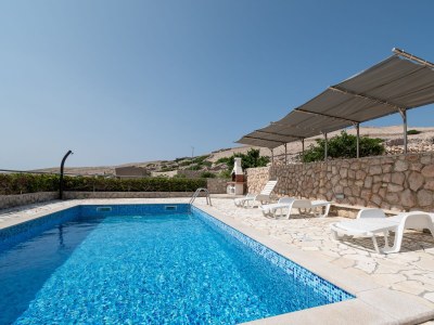 Apartment Studio flat with terrace and sea view Zubovići, Pag AS-9365-b - Outdoor photo 8